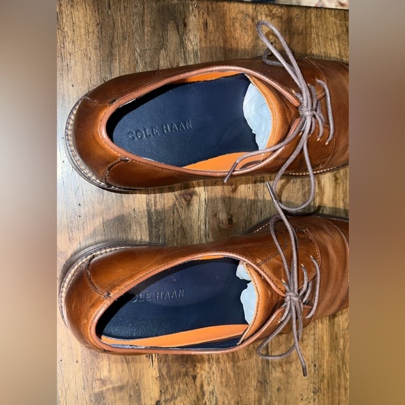 (EUC) Cole Haan Lenox Hill Cap Toe Oxford Shoe Men Size 11 Tan Color